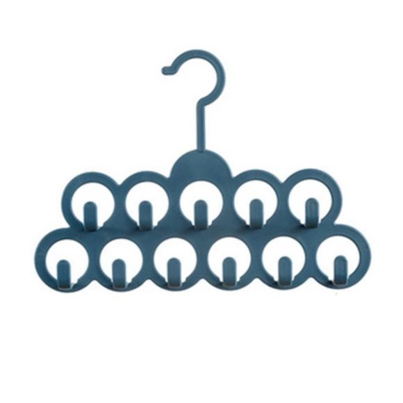 Essentials Loop Scarf / Tie / Belt Hanger/ Jewelry  Teal - Picture 2 of 5